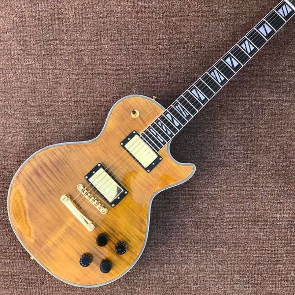 rosewood fingerboard electric guitar, flame maple & back, double convex surface body electric guitar
rosewood fingerboard electric guitar, flame maple & back, double convex surface body electric guitar