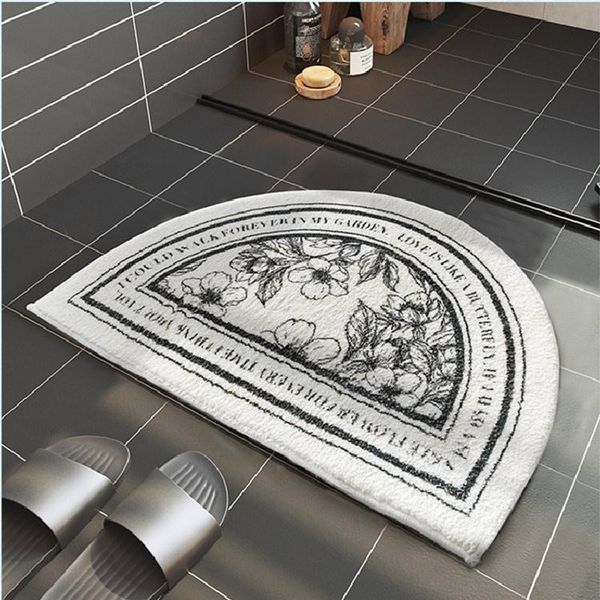 bath mats bathroom semi-circular absorbent pad foot toilet door slip-resistant household entrance carpet floor
bath mats bathroom semi-circular absorbent pad foot toilet door slip-resistant household entrance carpet floor