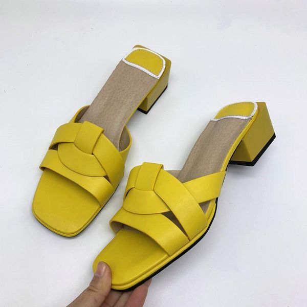 slippers 2021 women fashion square med heel summer slipper round toe shoes ladies party dress, Black
slippers 2021 women fashion square med heel summer slipper round toe shoes ladies party dress, Black