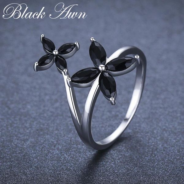 cluster rings sodrov romantic flower 925 sterling silver fine jewelry engagement black spinel ring for women gg032, Golden;silver
cluster rings sodrov romantic flower 925 sterling silver fine jewelry engagement black spinel ring for women gg032, Golden;silver