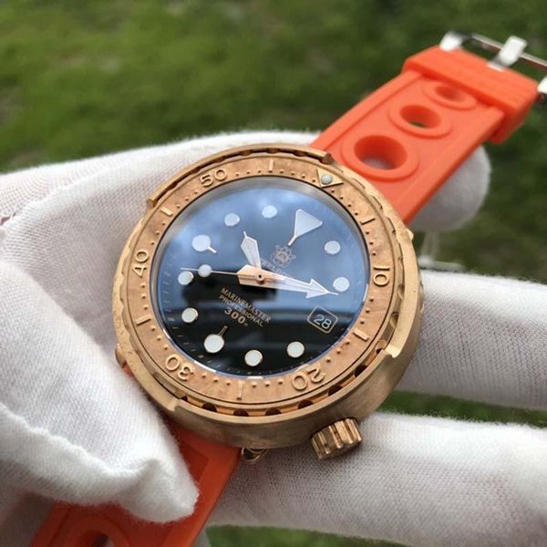 wristwatches men's mechanical watch tin bronze canned 300m diving luxury luminous designer sports automatic relojes para hombre, Slivery;brown
wristwatches men's mechanical watch tin bronze canned 300m diving luxury luminous designer sports automatic relojes para hombre, Slivery;brown