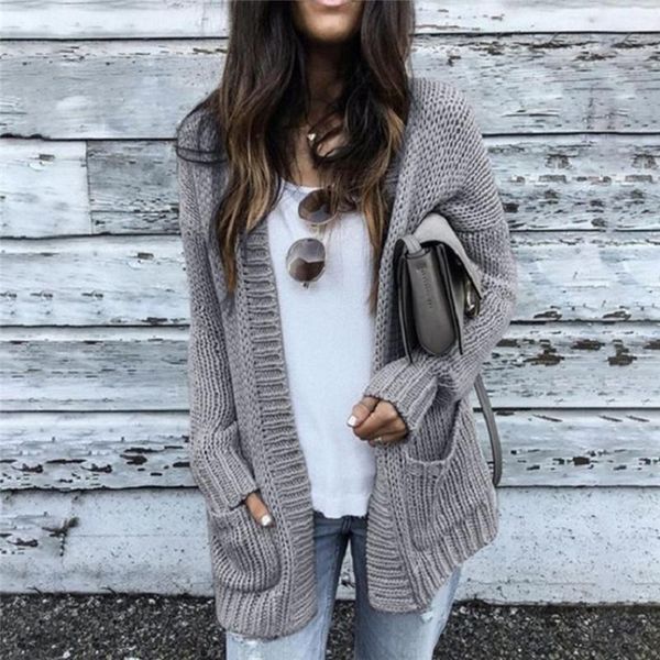 solid cardigan long sleeve knitted sweater women open stitch casual sweaters autumn invierno 2021 loose mujer women's knits & tees, White
solid cardigan long sleeve knitted sweater women open stitch casual sweaters autumn invierno 2021 loose mujer women's knits & tees, White