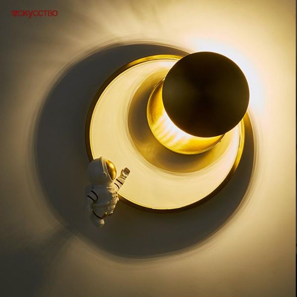 wall lamp postmodern astronaut moon rose gold metal round led living room staircase bedroom art decorative sconce light fixtures
wall lamp postmodern astronaut moon rose gold metal round led living room staircase bedroom art decorative sconce light fixtures