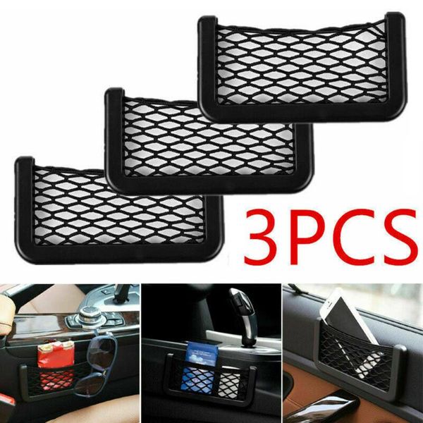 car organizer 3pcs net + polypropylene universal seat side back storage bag phone holder pocket high quality
car organizer 3pcs net + polypropylene universal seat side back storage bag phone holder pocket high quality