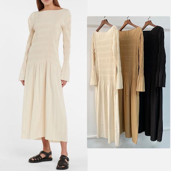 casual dresses fashion women pleated midi dress spring and summer ladies half wrap shoulder ruffles soft long, Black;gray
casual dresses fashion women pleated midi dress spring and summer ladies half wrap shoulder ruffles soft long, Black;gray