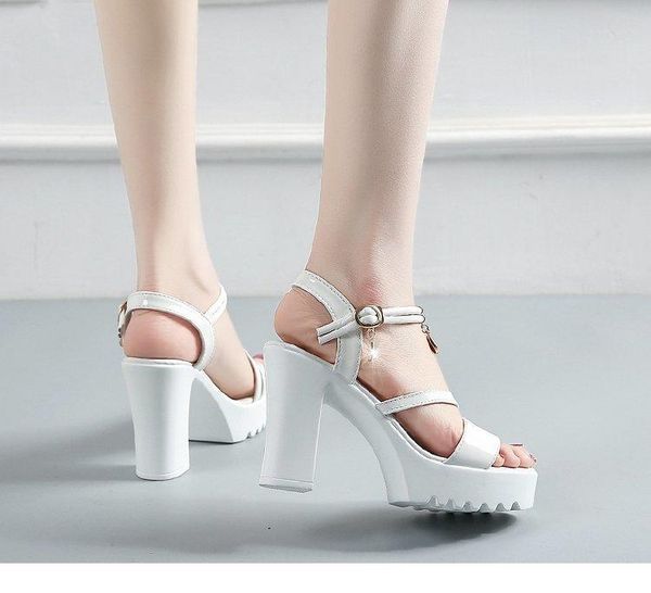 summer 2021 fashion women sandals fish mouth platform high heels buckle strap square root outdoor sexy, Black
summer 2021 fashion women sandals fish mouth platform high heels buckle strap square root outdoor sexy, Black