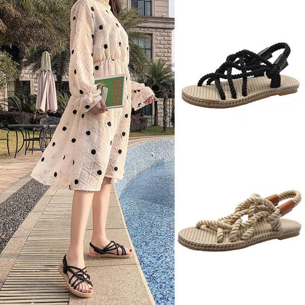 women sandals gladiator cross-tied platform comfortable vintage rope beach shoes non-slip, Black
women sandals gladiator cross-tied platform comfortable vintage rope beach shoes non-slip, Black