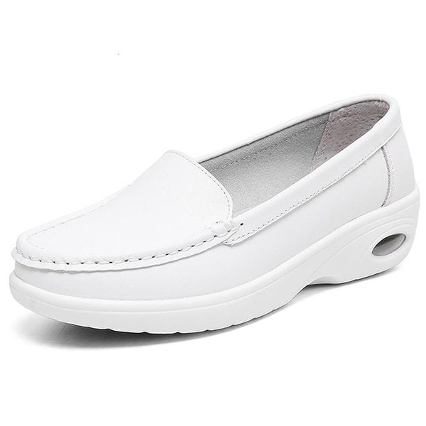 dress shoes spring women white comfortable wedge genuine leather female loafers lady zapatos mujer xkd7123, Black
dress shoes spring women white comfortable wedge genuine leather female loafers lady zapatos mujer xkd7123, Black