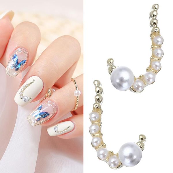 nail art decorations 5pcs/set decoration rhinestone love heart alloy 3d diy pearl metal charms jewelry women manicure tool, Silver;gold
nail art decorations 5pcs/set decoration rhinestone love heart alloy 3d diy pearl metal charms jewelry women manicure tool, Silver;gold
