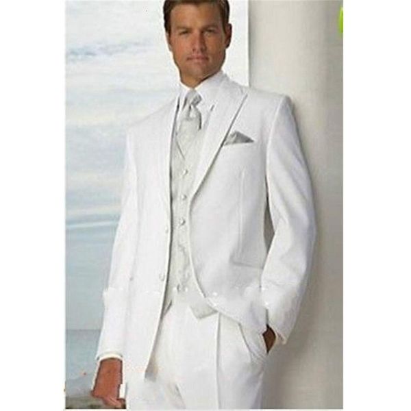 men's suits & blazers formal white groom's wedding suits the men in tuxedo suit business custom-made, White;black
men's suits & blazers formal white groom's wedding suits the men in tuxedo suit business custom-made, White;black