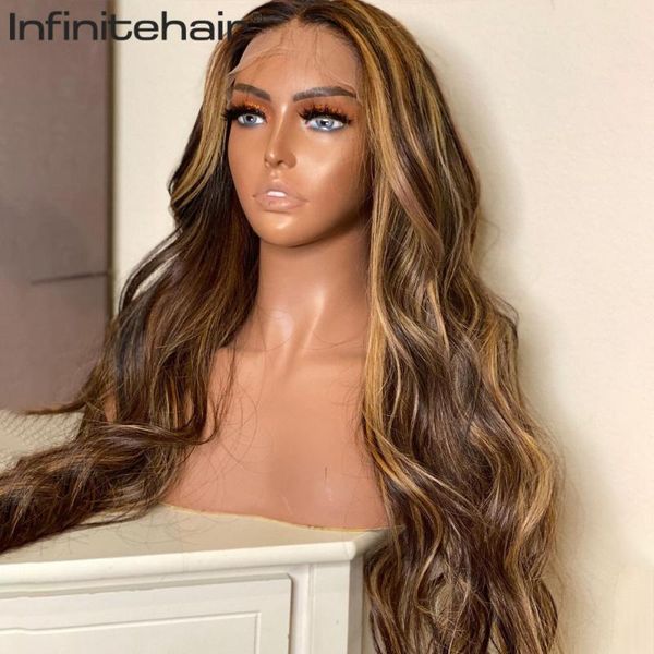 highlight honey blonde colored 13*1 t part body wave lace front 4/27 ombre brown human hair wigs for women brazilian baby, Black;brown
highlight honey blonde colored 13*1 t part body wave lace front 4/27 ombre brown human hair wigs for women brazilian baby, Black;brown