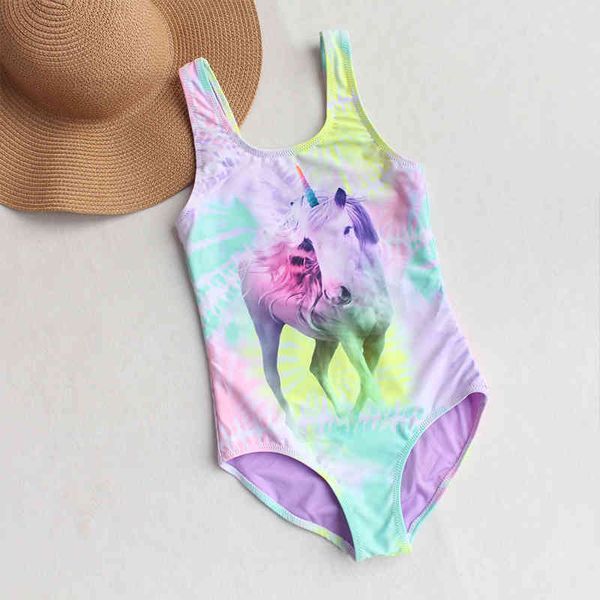 xiaoke new children's one piece cute unicorn girl's triangle quick drying swimsuit, Blue
xiaoke new children's one piece cute unicorn girl's triangle quick drying swimsuit, Blue