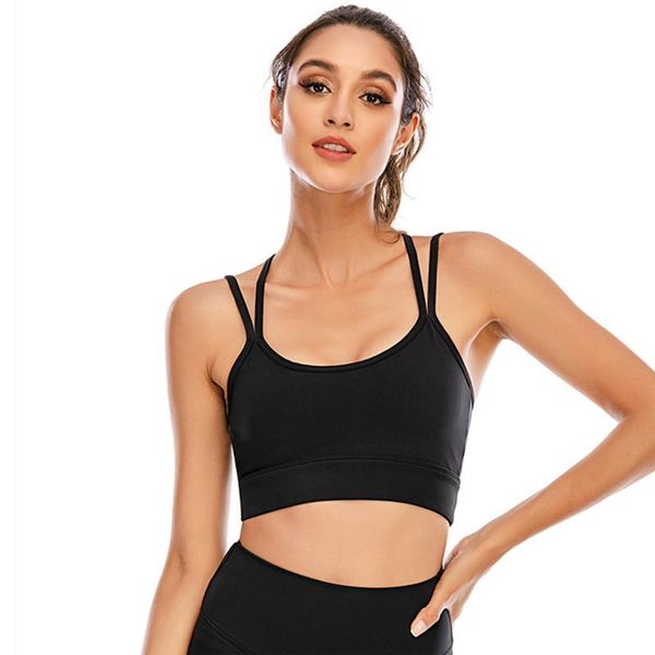 myzyqg sports bra women shockproof double thin shoulder strap nude yoga bras running underwear gym fitness workout clothing, White;black
myzyqg sports bra women shockproof double thin shoulder strap nude yoga bras running underwear gym fitness workout clothing, White;black