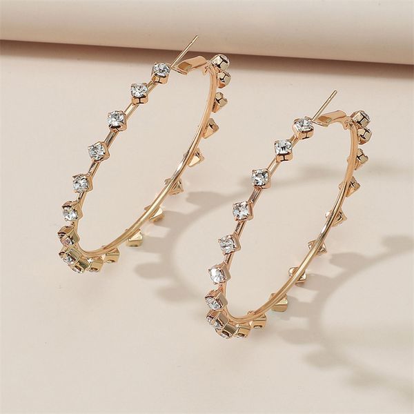 yamog european circular rose diamond earrings hoop women female square shape alloy ear ring for lady business party gift wearing earring stu, Golden;silver
yamog european circular rose diamond earrings hoop women female square shape alloy ear ring for lady business party gift wearing earring stu, Golden;silver