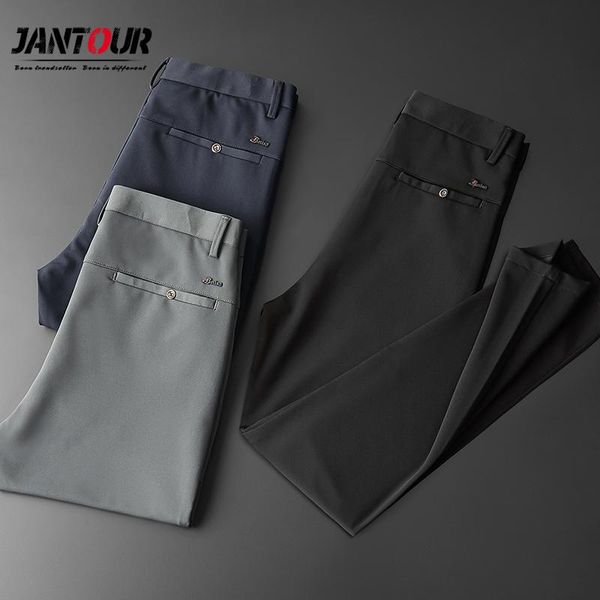 jantour brand men pants casual mens business male trousers classics midweight straight full length fashion balck pant 28-40 men's, Black
jantour brand men pants casual mens business male trousers classics midweight straight full length fashion balck pant 28-40 men's, Black