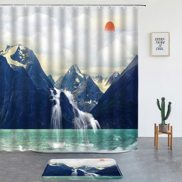 shower curtains beautiful natural scenery set bath mats mountain waterfall bathroom decor screen entrance door mat non-slip rugs
shower curtains beautiful natural scenery set bath mats mountain waterfall bathroom decor screen entrance door mat non-slip rugs