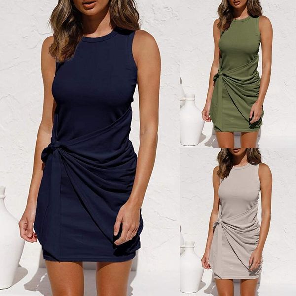 casual dresses women close-fitting dress solid color round collar sleeveless army green/ navy/ light grey for seaside, Black;gray
casual dresses women close-fitting dress solid color round collar sleeveless army green/ navy/ light grey for seaside, Black;gray