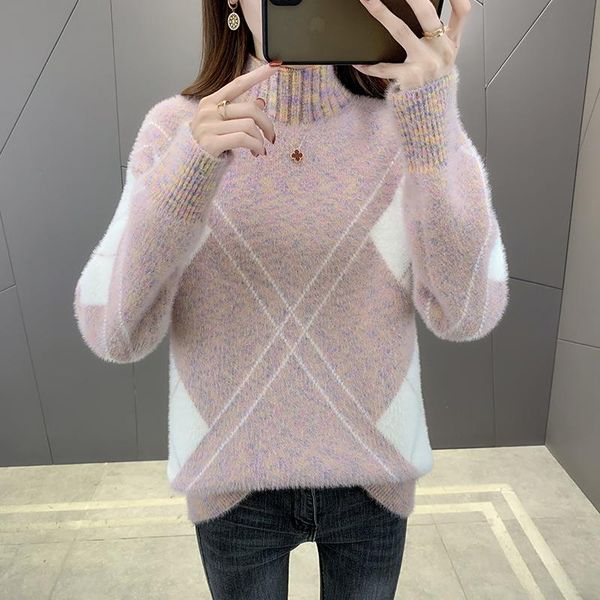 women's sweaters women autumn winter half turtleneck jumper colorblock imitation mink velvet sweater pullover clothes female, White;black
women's sweaters women autumn winter half turtleneck jumper colorblock imitation mink velvet sweater pullover clothes female, White;black