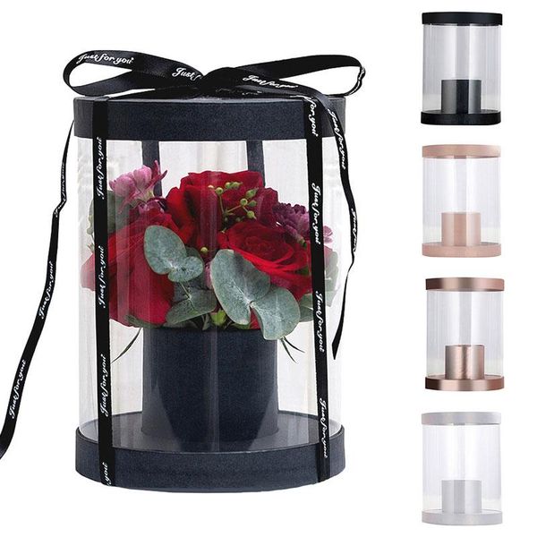 transparent round gift box flower pot packaging rose bouquet party christmas valentine's day wrap 
transparent round gift box flower pot packaging rose bouquet party christmas valentine's day wrap