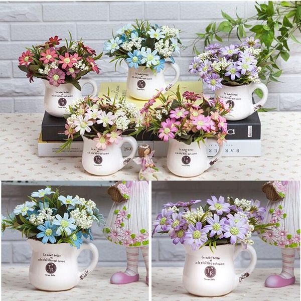 decorative flowers & wreaths 15 head daisy small chrysanthemum 6 fork artificial fake flower
decorative flowers & wreaths 15 head daisy small chrysanthemum 6 fork artificial fake flower