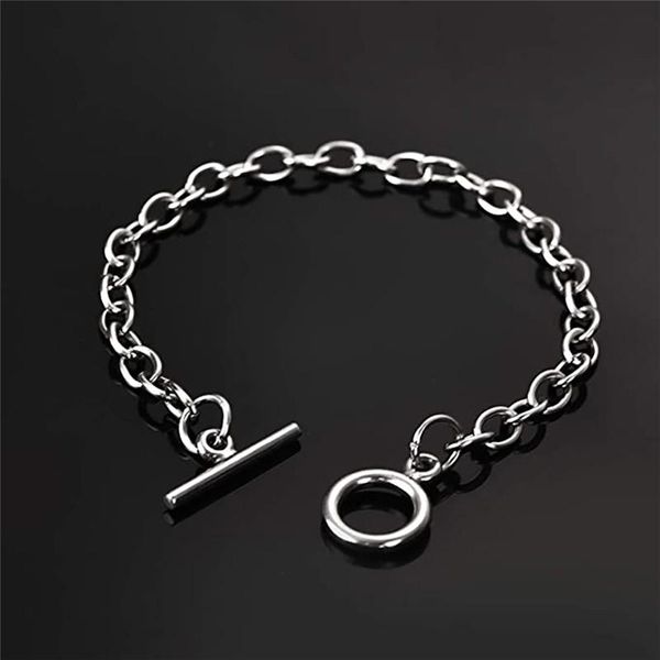 link, chain modyle 2021 fashion simple hip hop silver color stainless steel bracelet bangles for men and women wholesale, Black
link, chain modyle 2021 fashion simple hip hop silver color stainless steel bracelet bangles for men and women wholesale, Black