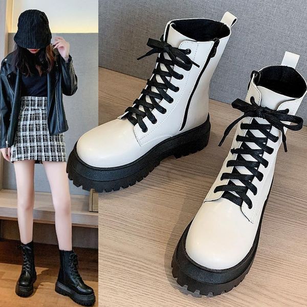 boots shoes riding boots-women round toe flat heel lace up autumn med rubber 2021 ankle ladies white summer rock lolita lace-up, Black
boots shoes riding boots-women round toe flat heel lace up autumn med rubber 2021 ankle ladies white summer rock lolita lace-up, Black