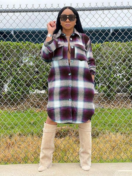 women's trench coats hhdmv 2021 spring women fashion street style long outwear sleeve lapel single breasted plaid pockets shirt, Tan;black
women's trench coats hhdmv 2021 spring women fashion street style long outwear sleeve lapel single breasted plaid pockets shirt, Tan;black