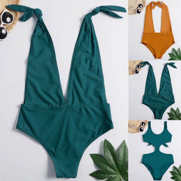 fashion womens plus size solid bandage one-piece bikini push-up pad swimwear beachwear monokini beach maillot de bain suits
fashion womens plus size solid bandage one-piece bikini push-up pad swimwear beachwear monokini beach maillot de bain suits