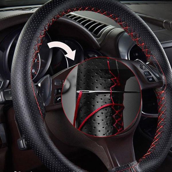 steering wheel covers diy soft fiber leather universal braid car steering-wheel 
steering wheel covers diy soft fiber leather universal braid car steering-wheel