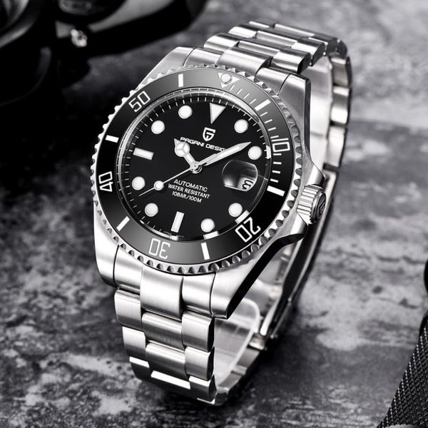 wristwatches 2021 pagani design watch men automatic watches sports waterproof wristwatch sapphire clock relogio masculino, Slivery;brown
wristwatches 2021 pagani design watch men automatic watches sports waterproof wristwatch sapphire clock relogio masculino, Slivery;brown
