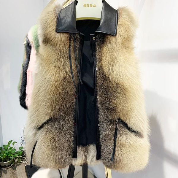 women's fur & faux natural real golden vest jacket waistcoat gilet women sleeveless winter thick warm luxury coats with genuine shespsk, Black
women's fur & faux natural real golden vest jacket waistcoat gilet women sleeveless winter thick warm luxury coats with genuine shespsk, Black