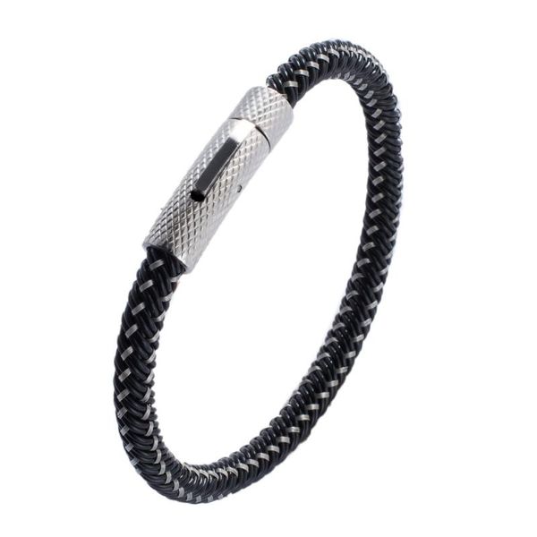 cuff man metal rope braided bracelet men vintage stainless steel buckle simple style fashion wristband male jewelry gift me524, White
cuff man metal rope braided bracelet men vintage stainless steel buckle simple style fashion wristband male jewelry gift me524, White