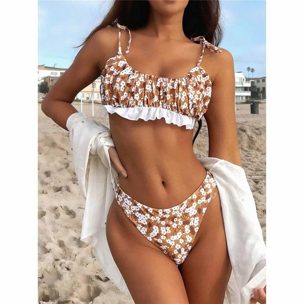 floral wrinkled bikini female swimsuit women swimwear two-pieces bikini set frilled ruffled bather bathing suit swim k2900
floral wrinkled bikini female swimsuit women swimwear two-pieces bikini set frilled ruffled bather bathing suit swim k2900