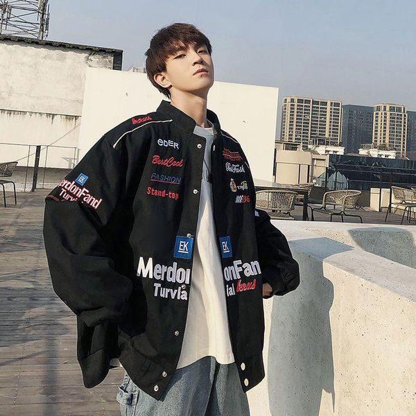 men's jackets spring autumn jacket men cardigan sweatshirt couple wild letter printed coat korean male all-match streetwear casual clot, Black;brown
men's jackets spring autumn jacket men cardigan sweatshirt couple wild letter printed coat korean male all-match streetwear casual clot, Black;brown