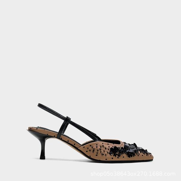 dress shoes zar* shallow sequined high heels 2021 summer women's empty fashion sandals european and american pointed stilettos, Black
dress shoes zar* shallow sequined high heels 2021 summer women's empty fashion sandals european and american pointed stilettos, Black
