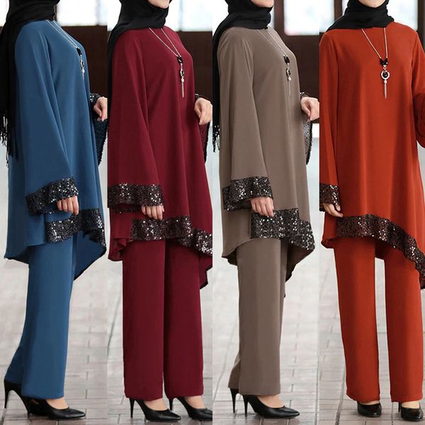 Two Piece Sets Tops and Pants Muslim Sets Abaya Dubai Turkey Dress Ramadan Moroccan Kaftan Islamic Clothing Musulman Ensembles
Two Piece Sets Tops and Pants Muslim Sets Abaya Dubai Turkey Dress Ramadan Moroccan Kaftan Islamic Clothing Musulman Ensembles