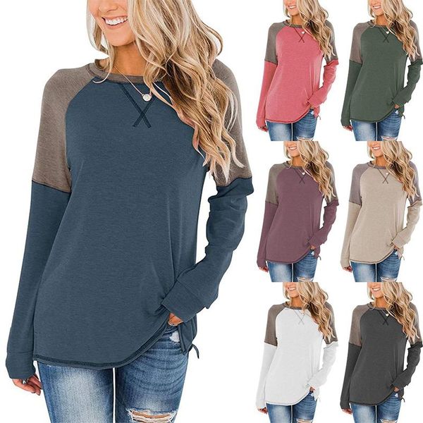women's t-shirt women casual long sleeve o-neck solid patchwork tshirts 2021 autumn winter fashion loose pullover woman t shirt white
women's t-shirt women casual long sleeve o-neck solid patchwork tshirts 2021 autumn winter fashion loose pullover woman t shirt white