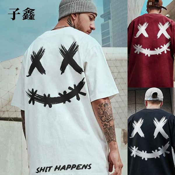 men's t-shirts t-shirt spring and summer streetwear punk style casual fashion short sleeve mens t shirts tees, White;black
men's t-shirts t-shirt spring and summer streetwear punk style casual fashion short sleeve mens t shirts tees, White;black