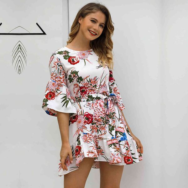 ladies new dresses spring 2021 summer ruffles floral short women fashion half sleeve o neck bandage high waist print 6jq8, Black;gray
ladies new dresses spring 2021 summer ruffles floral short women fashion half sleeve o neck bandage high waist print 6jq8, Black;gray