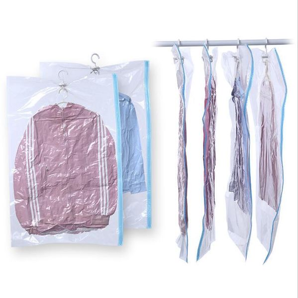 hanging clothes compression bag transparent pumping vacuum storage hangable closet organizer down jacket coat bags
hanging clothes compression bag transparent pumping vacuum storage hangable closet organizer down jacket coat bags