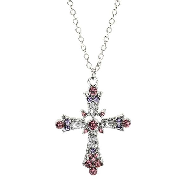 chains cross pendant necklace goth punk retro fashion jewelry atmosphere accessories gift for friends, Silver
chains cross pendant necklace goth punk retro fashion jewelry atmosphere accessories gift for friends, Silver