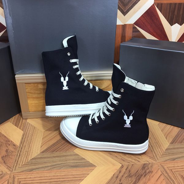 mens womens designer rick boots cotton canvas casual shoes nylon owens gabardine high low rubber platform inspired by motocross tires zipper, Black
mens womens designer rick boots cotton canvas casual shoes nylon owens gabardine high low rubber platform inspired by motocross tires zipper, Black