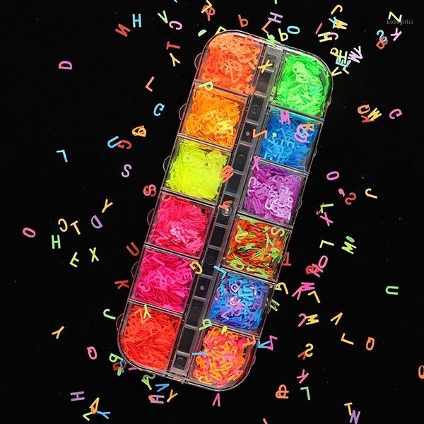 mixed color neon letter nail sequins fluorescence sparkly glitter flakes art slices gel polish manicure 3d decorations1, Silver;gold
mixed color neon letter nail sequins fluorescence sparkly glitter flakes art slices gel polish manicure 3d decorations1, Silver;gold