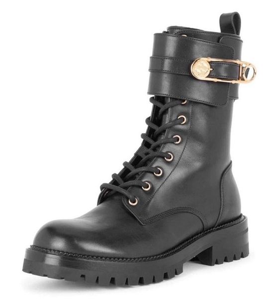 boots woman paper clip metal decoration luxury designer brand genuine leather ladies shoes zapatos de mujer, Black
boots woman paper clip metal decoration luxury designer brand genuine leather ladies shoes zapatos de mujer, Black