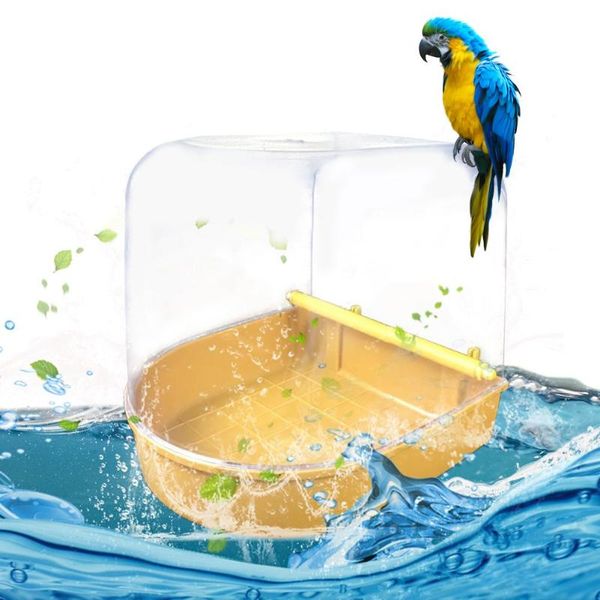 parrot bath tub bird cage accessories bathing supplies shower box pet small toys cages
parrot bath tub bird cage accessories bathing supplies shower box pet small toys cages