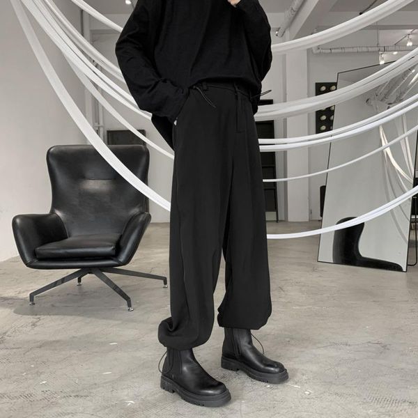 pure color formal suit pants men korean loose business casual pants men harajuku streetwear hip-hop straight trousers, Black
pure color formal suit pants men korean loose business casual pants men harajuku streetwear hip-hop straight trousers, Black