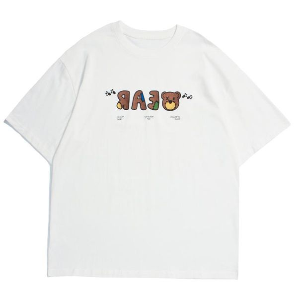 men's t-shirts tshirts harajuku hip hop embroidery cartoon bear tees shirts streetwear hipster casual cotton loose short sleeve, White;black
men's t-shirts tshirts harajuku hip hop embroidery cartoon bear tees shirts streetwear hipster casual cotton loose short sleeve, White;black