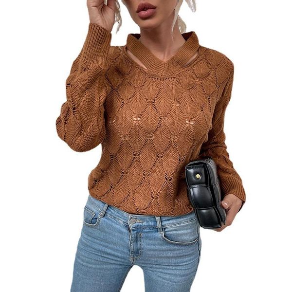 women's sweaters autumn women round neck off the shoulder hollow out long sleeve knitted pullover sweater wdc9180, White;black
women's sweaters autumn women round neck off the shoulder hollow out long sleeve knitted pullover sweater wdc9180, White;black