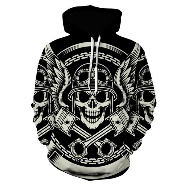 men's hoodies & sweatshirts 2021 3d printed men skull white sweatshirt feather punk rock gothic retro pullover casual couple tracksuits, Black
men's hoodies & sweatshirts 2021 3d printed men skull white sweatshirt feather punk rock gothic retro pullover casual couple tracksuits, Black