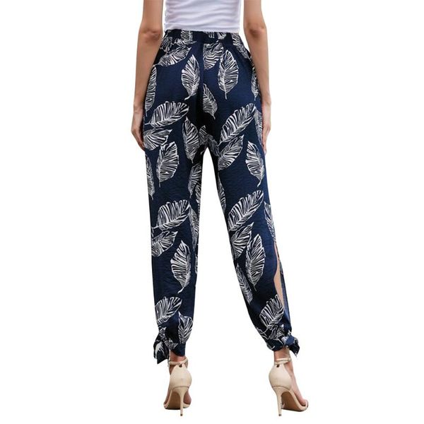 women's pants & capris 2021 women summer fashion leaves printed casual boho split loose lantern long female cotton elastic trousers, Black;white
women's pants & capris 2021 women summer fashion leaves printed casual boho split loose lantern long female cotton elastic trousers, Black;white